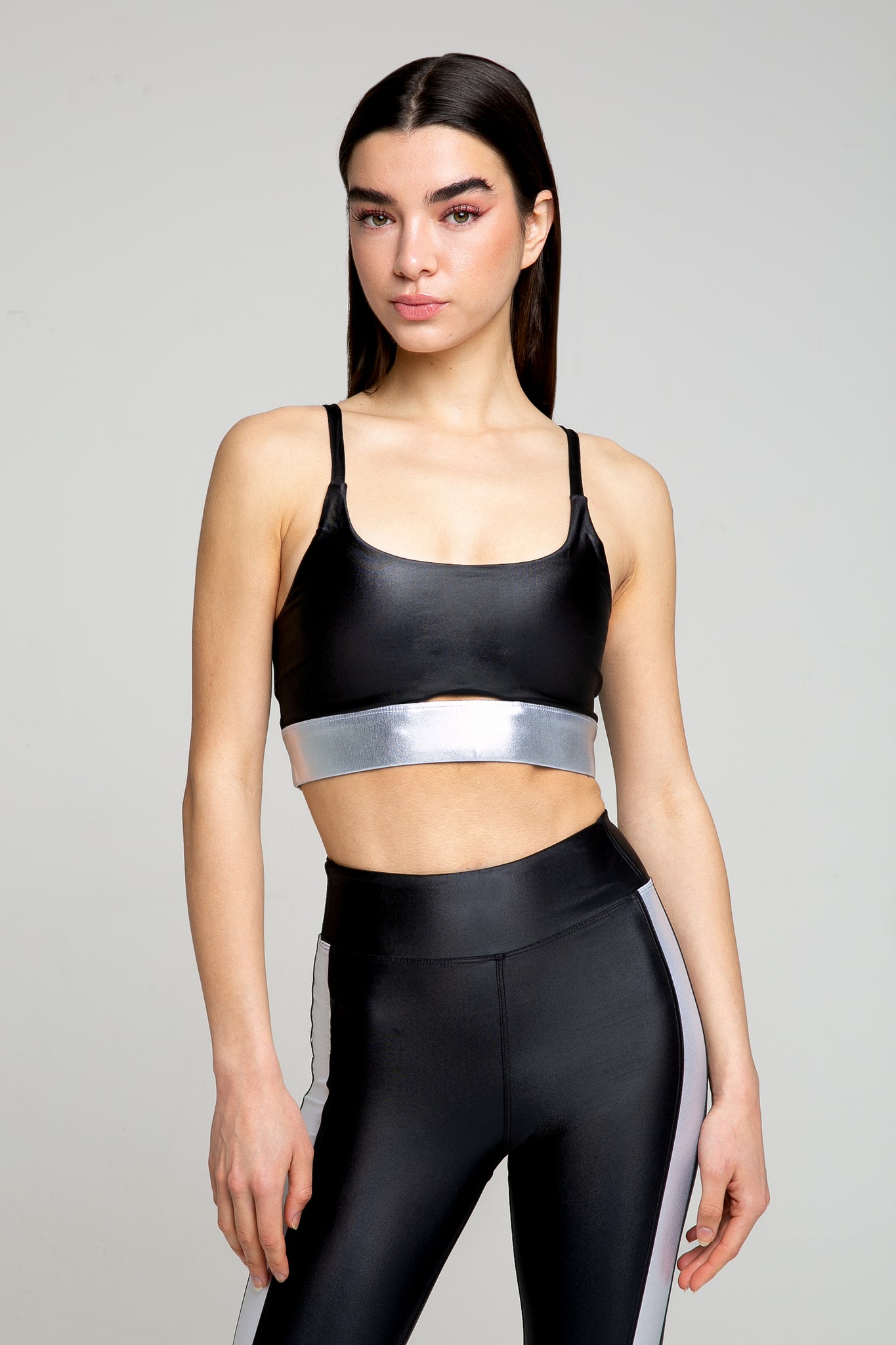 Fable bra with silver stripe