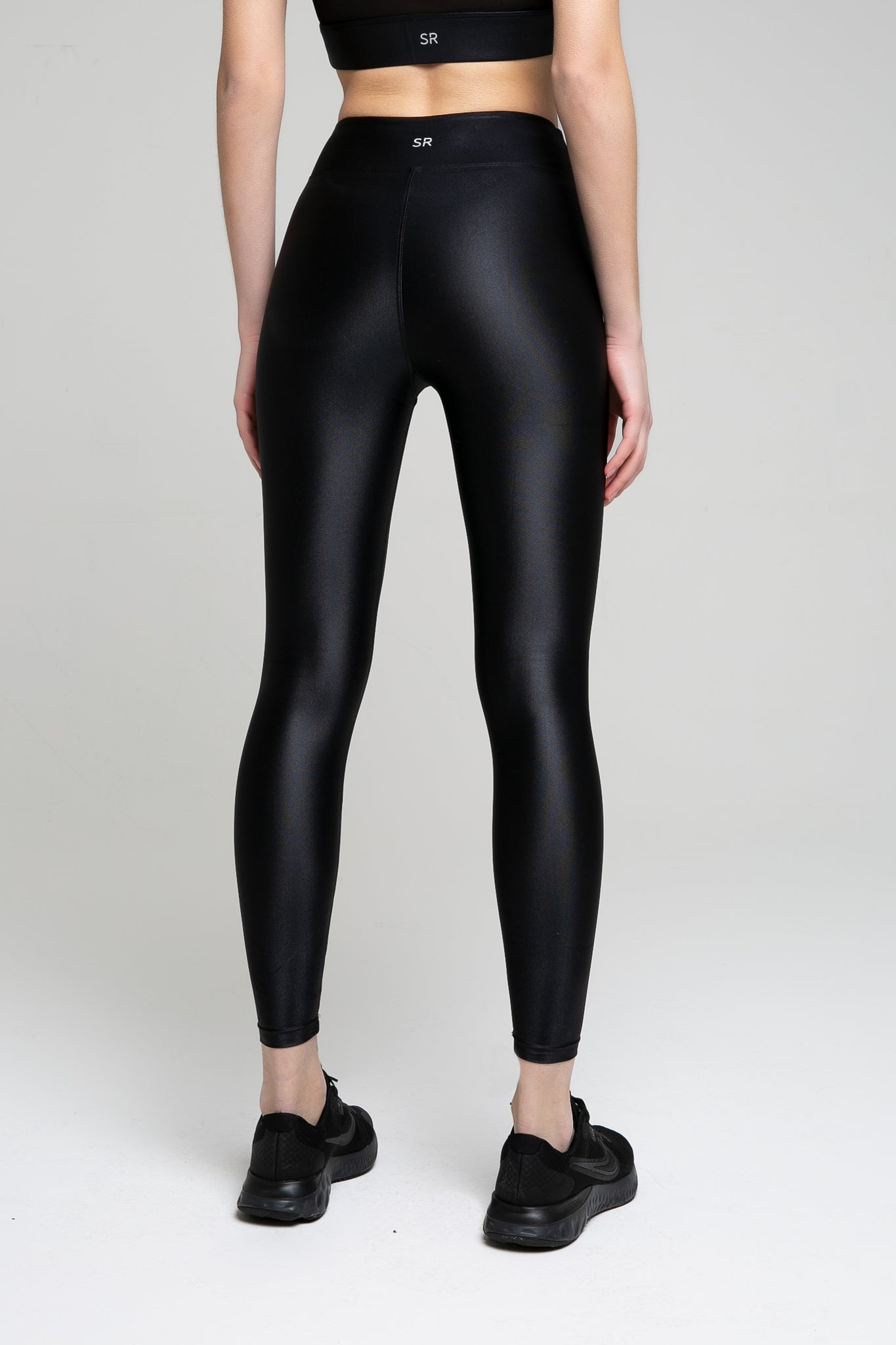 Lucette leggings in shiny black